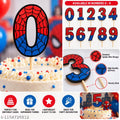 Spider-Man Number Cake Topper | Superhero Birthday Cake Decoration | Custom Age Topper
